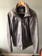 Cast Iron Leren Jas - Maat XL - Grijs, Kleding | Heren, Jassen | Winter, Ophalen of Verzenden, Gedragen, Maat 56/58 (XL), Grijs