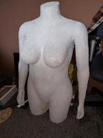 Torso kunststof, betonlook, Antiek en Kunst, Ophalen