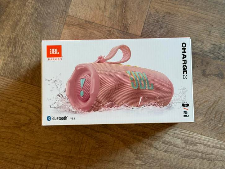 JBL Charge 6 Roze - Nieuw in Seal!, Audio, Tv en Foto, Luidsprekers, Zo goed als nieuw, Overige typen, Minder dan 60 watt, JBL