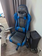 GTRacer gamestoel, ongebruikt, Ophalen, Gaming bureaustoel, Blauw, Nieuw