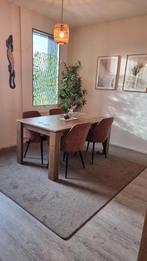 Groot vloerkleed - 285 x 240 cm, Huis en Inrichting, Ophalen, Gebruikt, Bruin, Minder dan 10 m²