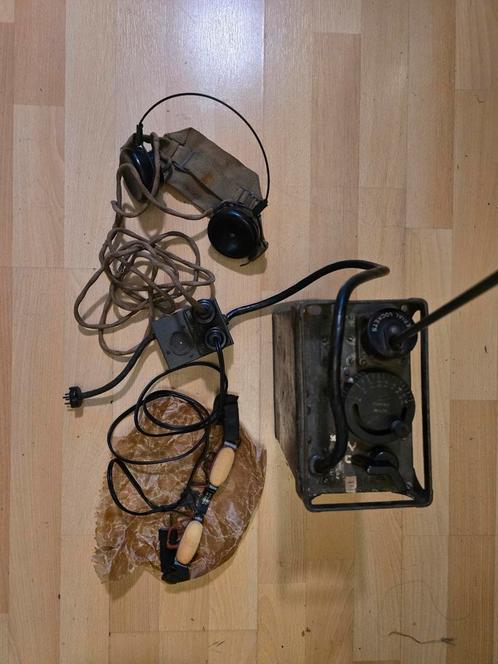 Complete Wireless Set 38 met zeldzame vaste junctionbox, Verzamelen, Militaria | Tweede Wereldoorlog, Landmacht, Overige typen