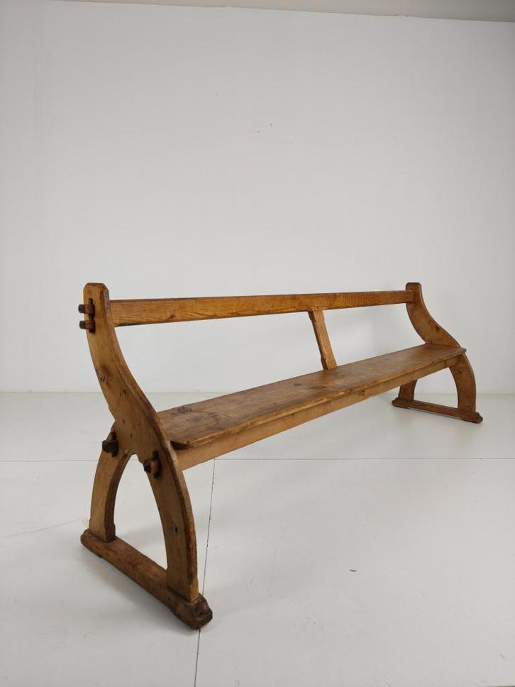 Set van 2 Victoriaanse Schoolbanken – Circa 1900, Engeland, Antiek en Kunst, Antiek | Meubels | Stoelen en Banken, Ophalen