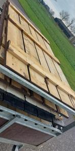 Houten beunen voor voortent, Tuin en Terras, Palen, Balken en Planken, Ophalen, Gebruikt, Planken