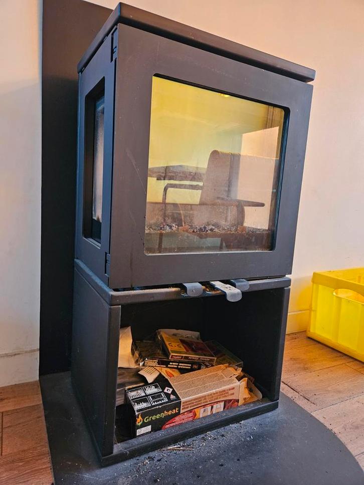 Charlton & Jenrick Purevision LPV5 depot houtkachel gebruikt, Huis en Inrichting, Kachels, Gebruikt, Vrijstaand, Houtkachel, Hout