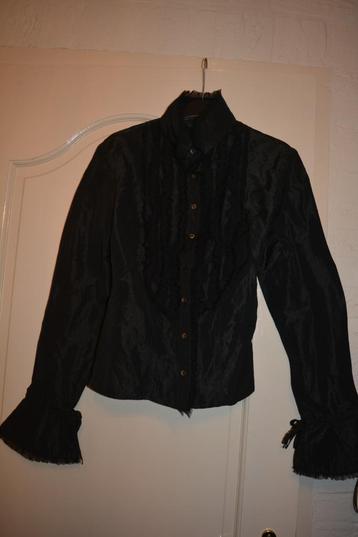 Josephine&Co, mooi chique zwarte blouse, mt 38 beschikbaar voor biedingen