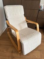 Ikea poang schommelstoel, Huis en Inrichting, Stoelen, Ophalen, Gebruikt, Wit, Eén