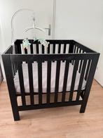 Bebies first babybox Bart, 80x100cm, zwart., Kinderen en Baby's, Boxen, Ophalen of Verzenden, Zo goed als nieuw, Rechthoekig, In hoogte verstelbaar