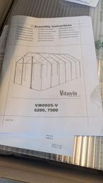 Ruime Kas Vitavia vm0005-v, Tuin en Terras, Kassen, Glas, Ophalen, Staal, Kweekkas