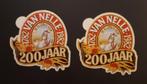 Vintage stickers, 2x 200jaar Van Nelle, 1782-1982., Ophalen of Verzenden, Zo goed als nieuw, Merk