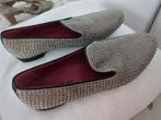 Dames instapper  beige/grijs glitter strass maat 40, Kleding | Dames, Schoenen, Ophalen of Verzenden, Zo goed als nieuw, Beige