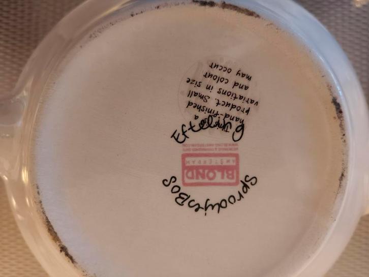 Blond Amsterdam Efteling Theepot, Antiek en Kunst, Antiek | Servies compleet, Ophalen of Verzenden