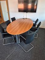 Vergadertafel met 6 stoelen, Ophalen, Gebruikt, 200 cm of meer, Vijf personen of meer