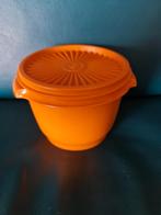 Oranje Tupperware servalier met ster Deksel, Huis en Inrichting, Ophalen of Verzenden, Zo goed als nieuw, Oranje, Bak of Kom