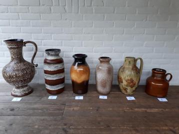 Vintage retro vaas West Germany keramiek Design jaren 60-70. beschikbaar voor biedingen