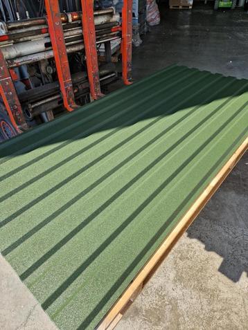 Damwandplaten damwand dakplaten wrinkle groen 20-1090 pr beschikbaar voor biedingen