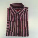 Heren overhemd lange mouw, boordmaat 43 (XL), Bruin, Ophalen of Verzenden, Zie foto, Gedragen