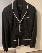 Zwart uniek wedstrijdjasje met kroondetails maat M, Dieren en Toebehoren, Paardrijkleding, Dressuur, Dames, Ophalen of Verzenden