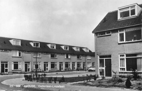 (304-240-041) Zuid-Scharwoude Cederlaan-Lindelaan, Verzamelen, Ansichtkaarten | Nederland, Noord-Holland, Verzenden