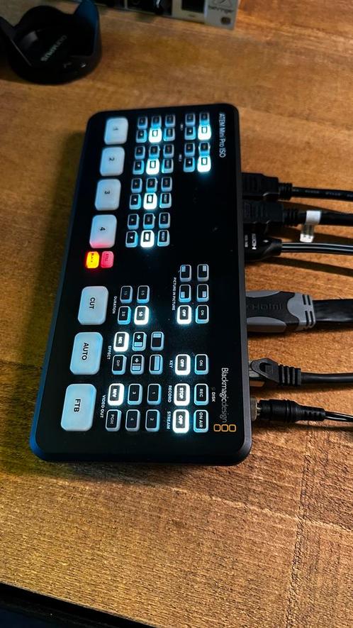 ATEM MINI PRO ISO | Zo goed als nieuw!, Audio, Tv en Foto, Professionele Audio-, Tv- en Video-apparatuur, Zo goed als nieuw, Video