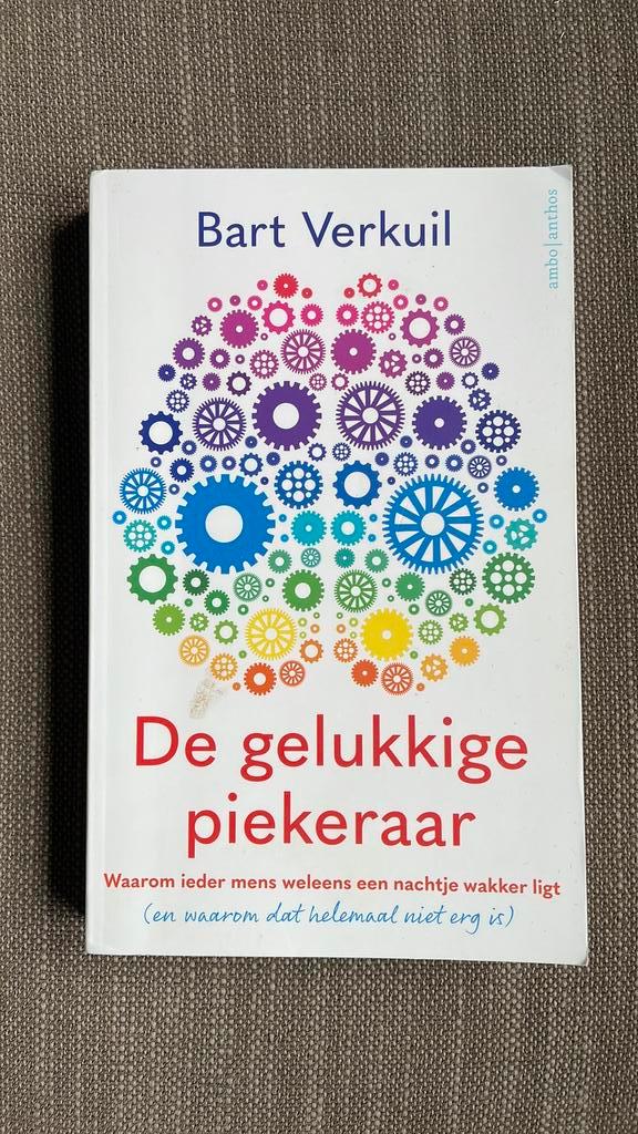 Bart Verkuil - De gelukkige piekeraar, Boeken, Gezondheid, Dieet en Voeding, Zo goed als nieuw, Ophalen of Verzenden