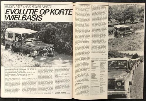Land Rover ( 90 - 109 - 110 ) testen in Autovisie ea, Boeken, Auto's | Folders en Tijdschriften, Gelezen, Overige merken, Ophalen of Verzenden
