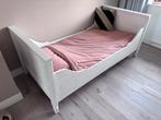 Wit Houten Eenpersoonsbed Landelijke Stijl, Ophalen, Gebruikt, 90 cm, Eenpersoons