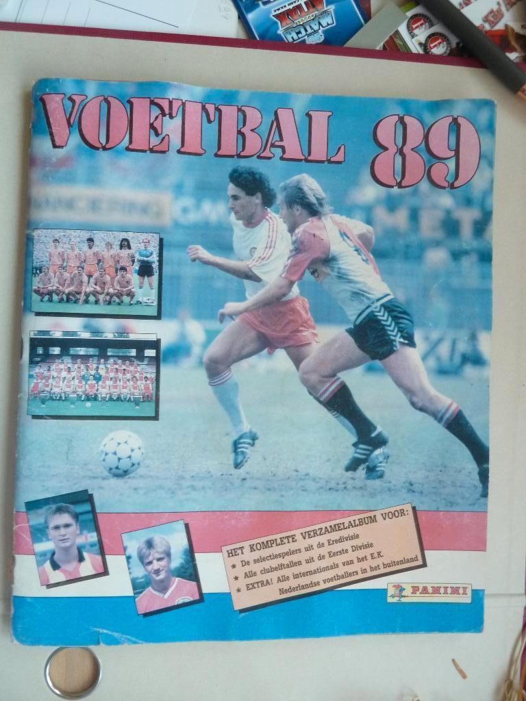 Panini Voetbal 89 album  niet compleet, Verzamelen, Ophalen of Verzenden, Gebruikt, Overige binnenlandse clubs, Boek of Tijdschrift