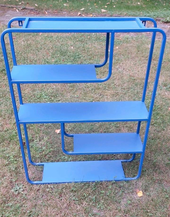 Metalen open wandrek, wandkastje   60x80, Huis en Inrichting, Woonaccessoires | Wandplanken en Boekenplanken, Zo goed als nieuw