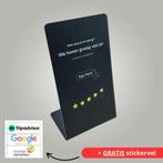 Stijlvolle reviewbordjes (met NFC) voor o.a. Google, Zakelijke goederen, Horeca | Meubilair en Inrichting, Ophalen of Verzenden