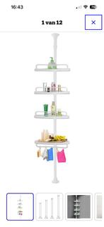 Telescopisch  badkamerrek kleurw wit, Huis en Inrichting, Ophalen, Nieuw