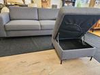2-Zits + Hocker met opbergruimte, 125 cm of meer, 125 cm of meer, Zo goed als nieuw, Info@homefriesland.nl