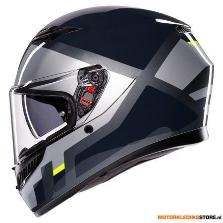 AGV K3 E2206 Shade Integraalhelm, Grijs-Fluor, Motoren, Kleding | Motorhelmen, Nieuw met kaartje, Ophalen of Verzenden