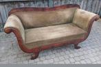 Antieke biedermeier bank,ca 1850 helemaal origineel I.z.g.s., Ophalen, 150 tot 200 cm, Tweepersoons, 75 tot 100 cm