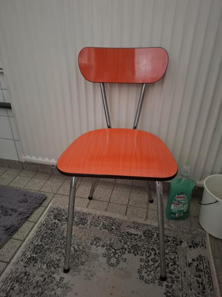 Vintage Formica Stoel - Retro Design, Antiek en Kunst, Antiek | Meubels | Stoelen en Banken, Ophalen