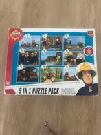 Puzzel brandweerman Sam 9 in 1 compleet, Ophalen of Verzenden, 10 tot 50 stukjes, Zo goed als nieuw, 4 tot 6 jaar