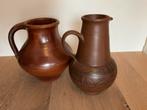 Mooie handgemaakt kruiken, Overige kleuren, Aardewerk of Porselein, Ophalen of Verzenden, Zo goed als nieuw