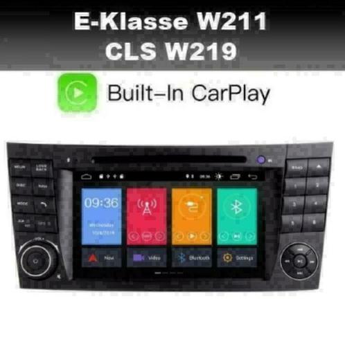 Mercedes EKlasse W211 CLS navigatie android 10 wifi dab+ usb, Auto diversen, Autoradio's, Nieuw, Ophalen of Verzenden