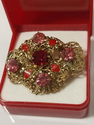 Vintage jaren zestig bohemian filigrein broche  beschikbaar voor biedingen