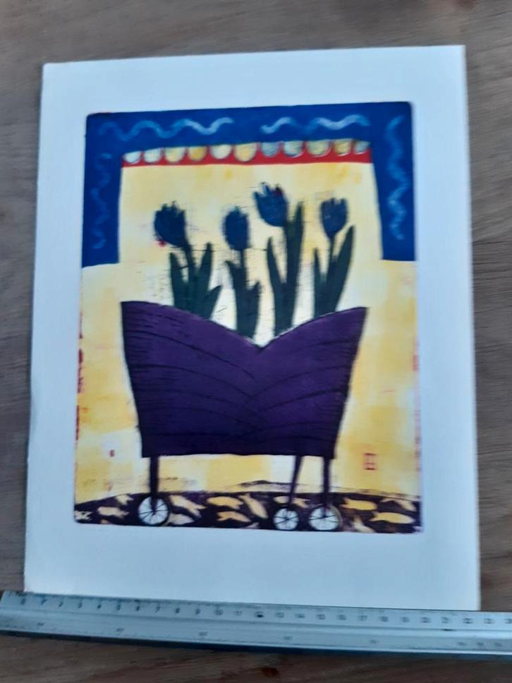 Fleurs du paradis
Eliza Kopec-tulpen, Antiek en Kunst, Kunst | Litho's en Zeefdrukken, Verzenden