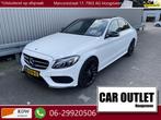 Mercedes-Benz C-Klasse 180 AMG Sport Edition Leer, Clima, Pa, Auto's, Automaat, 65 €/maand, Wit, Bedrijf