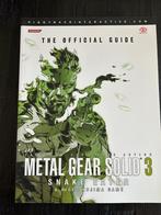 Official Game guide metal gear solid 3 snake eater, Ophalen, Gebruikt, Vanaf 18 jaar, Shooter