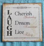 Tekstbord, Huis en Inrichting, Woonaccessoires | Tekstborden en Spreuken, Ophalen of Verzenden