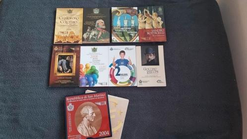 2 euro San Marino 2004 tm 2012 en 2014, Postzegels en Munten, Munten | Europa | Euromunten, 2 euro, San Marino, Ophalen of Verzenden