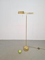 Regency sölken vloerlamp messing verstelbaar leeslamp ´70, Huis en Inrichting, Lampen | Vloerlampen, N, N, Vintage, Ophalen of Verzenden