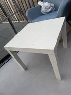 Witte Bijzettafel - Vierkant, Minder dan 45 cm, Gebruikt, Vierkant, Ophalen of Verzenden