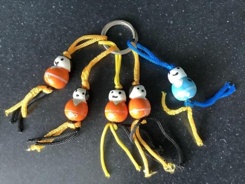 Sleutelhanger met 5 gelukspoppetjes voetbal 2,50 euro, Verzamelen, Poppetjes en Figuurtjes, Zo goed als nieuw, Ophalen of Verzenden