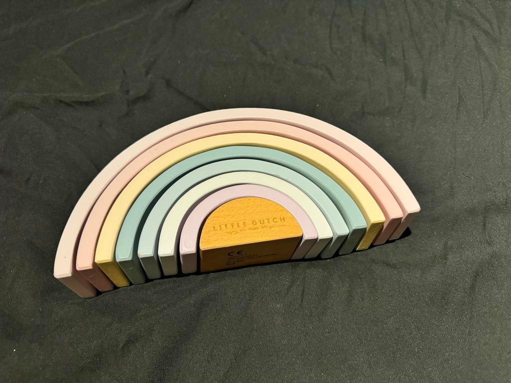 Little Dutch Regenboog Houten Speelgoed, Kinderen en Baby's, Speelgoed | Houten speelgoed, Ophalen, Zo goed als nieuw, Overige typen