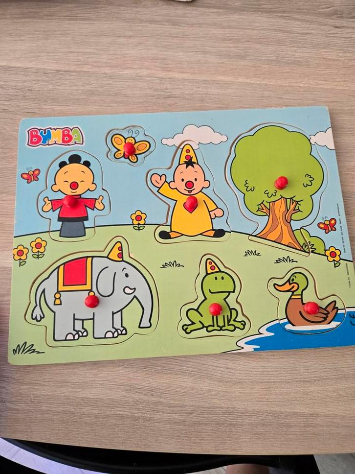 Houten Kinderpuzzels - Bumba, Boerderij, Aap, nijntje, Kinderen en Baby's, Speelgoed | Educatief en Creatief, Gebruikt, Puzzelen