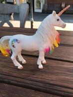 Schleich regenboog unicorn merrie, Ophalen of Verzenden, Zo goed als nieuw, Paard, Beeldje of Figuurtje